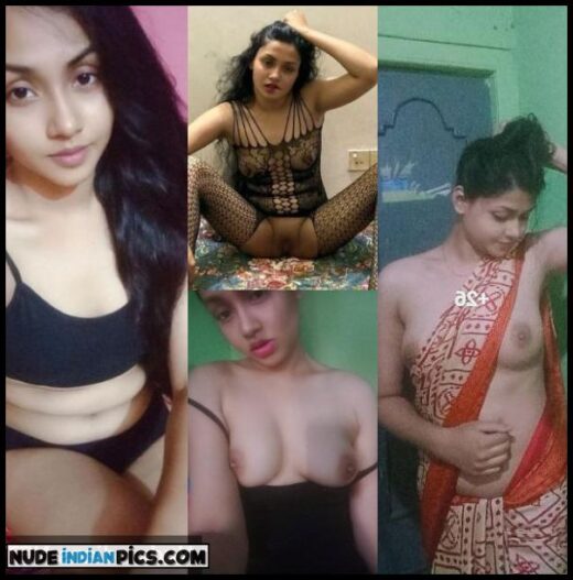 18yr Bengali Girl Boobs Porn Photos In Saree And Lingerie Hot Teen GF In Saree05