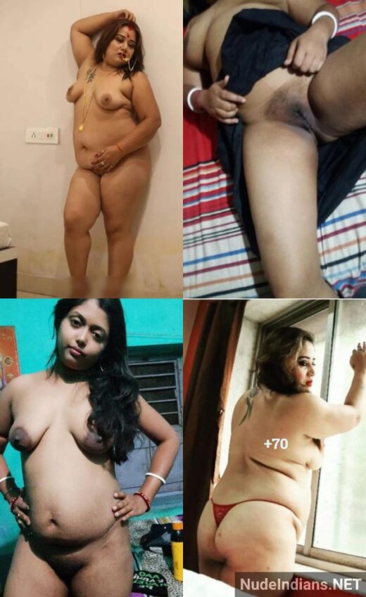 Sanskari Bengali Aunty Porn Photos Showing Big Boobs Ass Pussy To BFs1