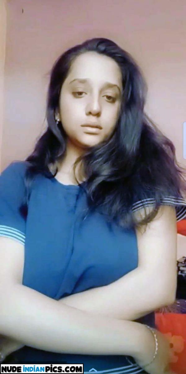 Bhavanis Big Boobs Mirror Nude Selfie